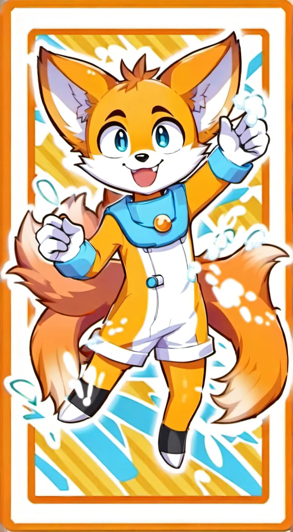 ai character: Tails the Fox background