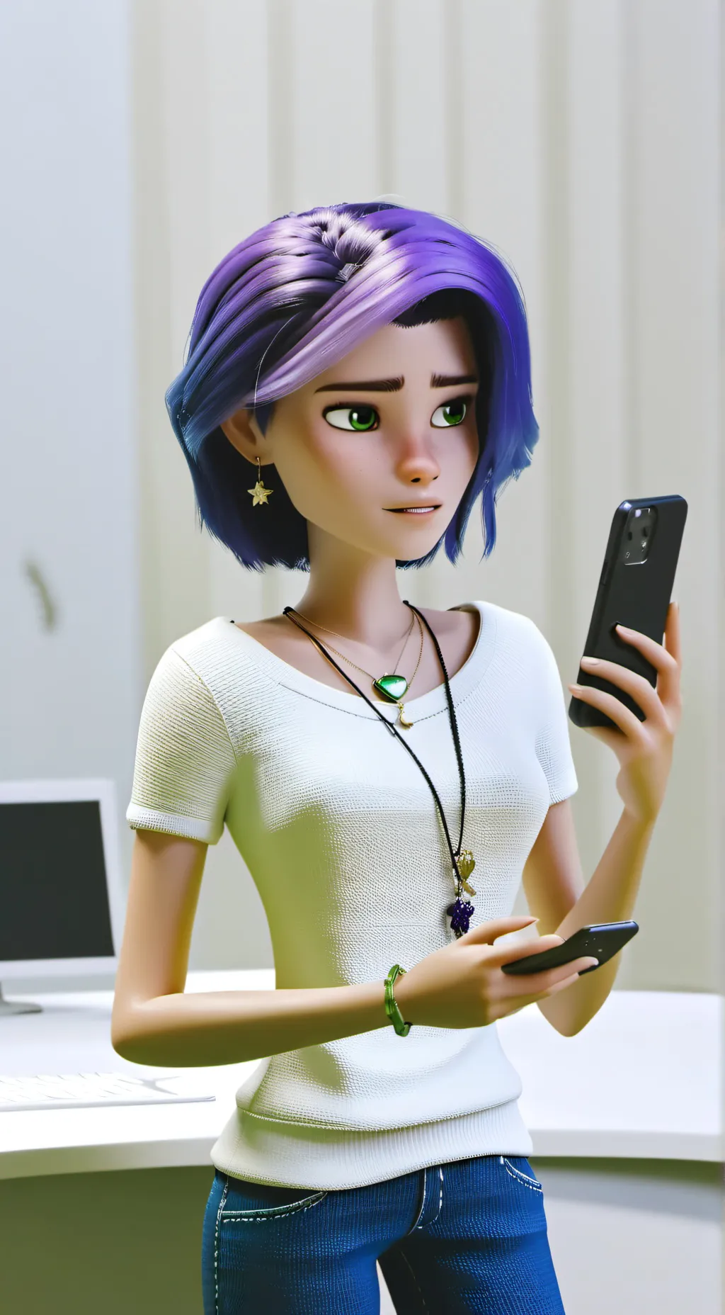 ai character: Sofia background