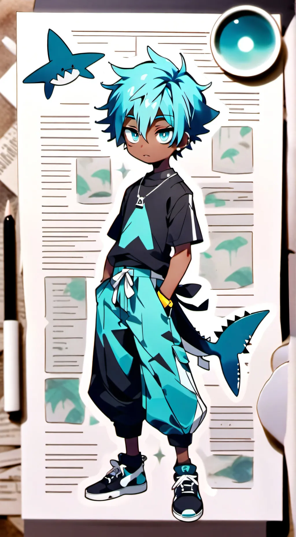 ai character: Mha + my oc background