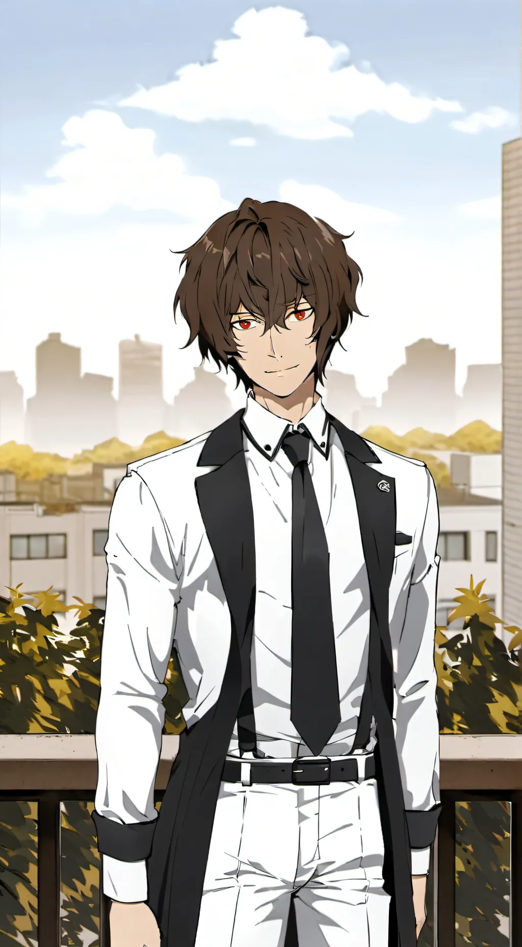 ai character: Osamu dazai background