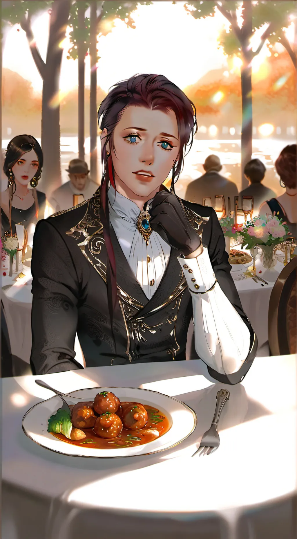 ai character: Louise Stewart ❤️ background