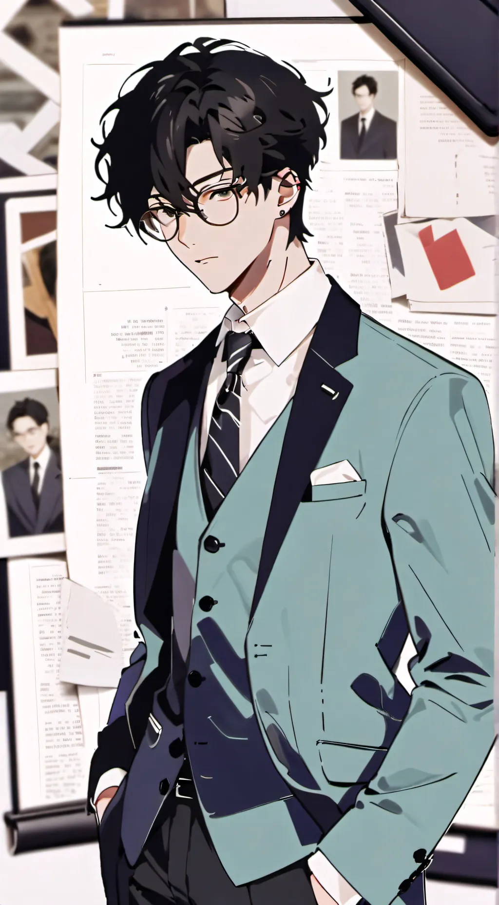 ai character: Oliver Thorn background