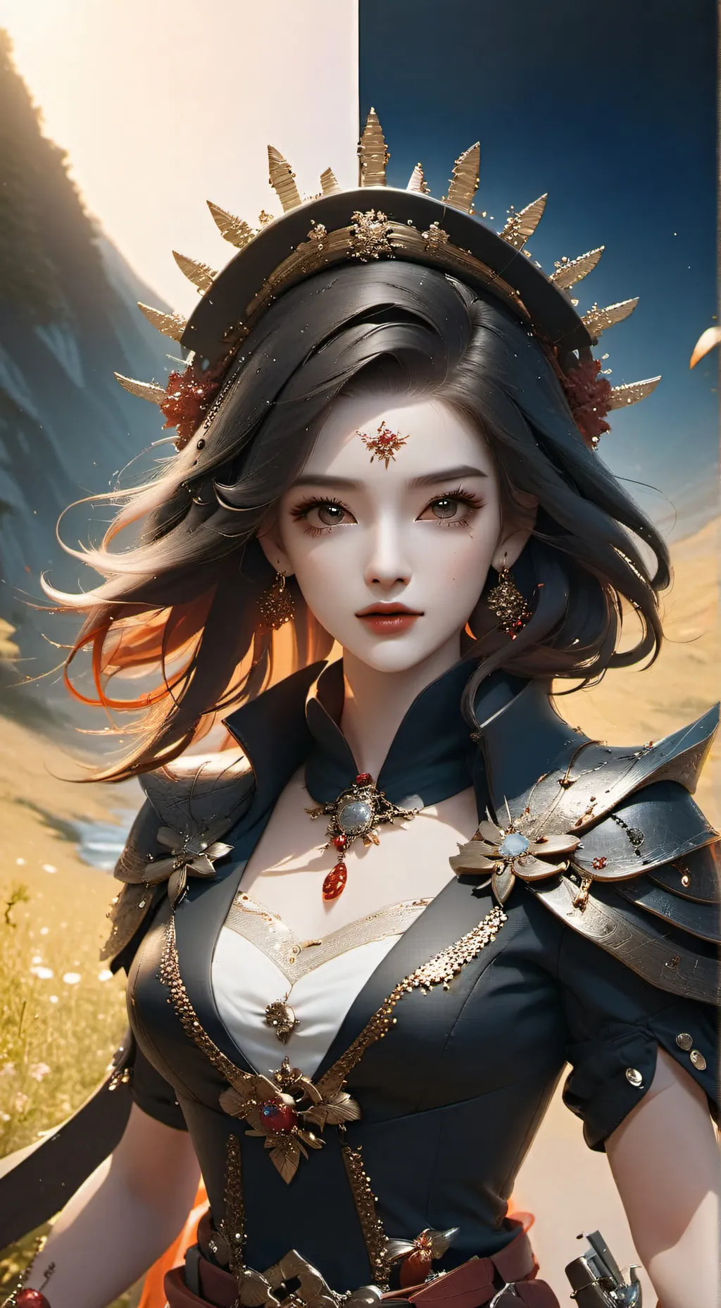 ai character: Rosemary  background