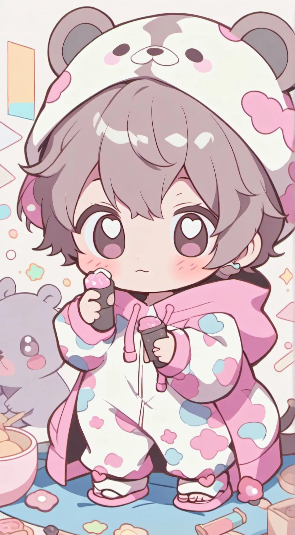 ai character: miki background