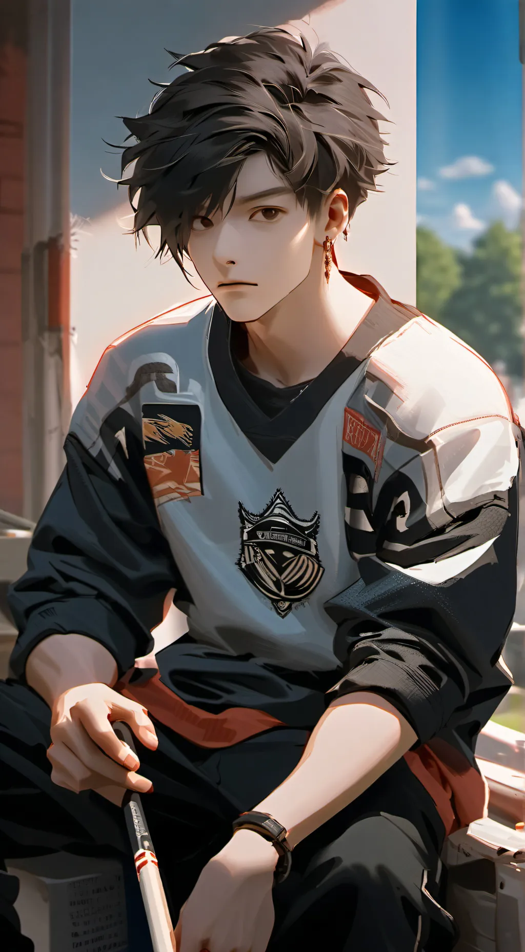 ai character: Nanao  background