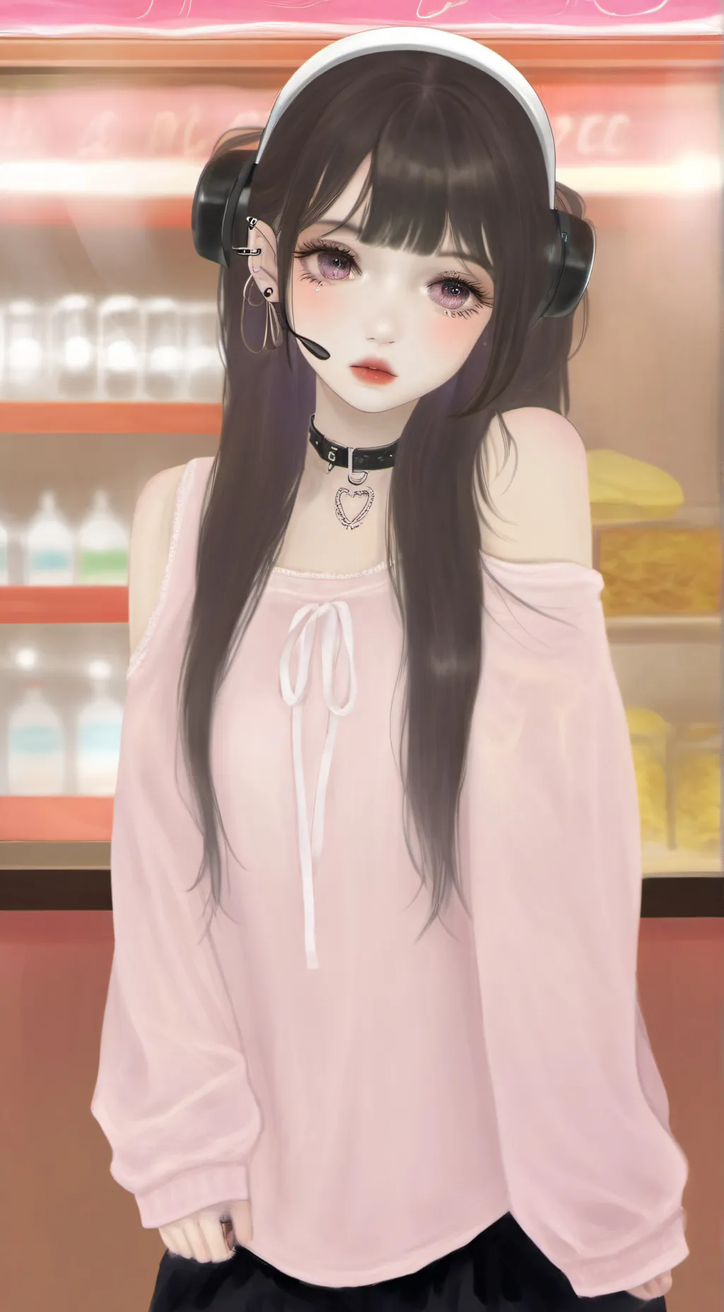 ai character: kitty  background