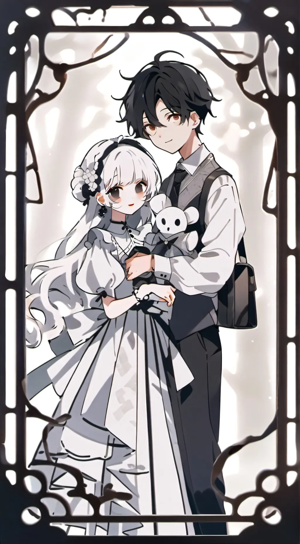 ai character: puppet master background