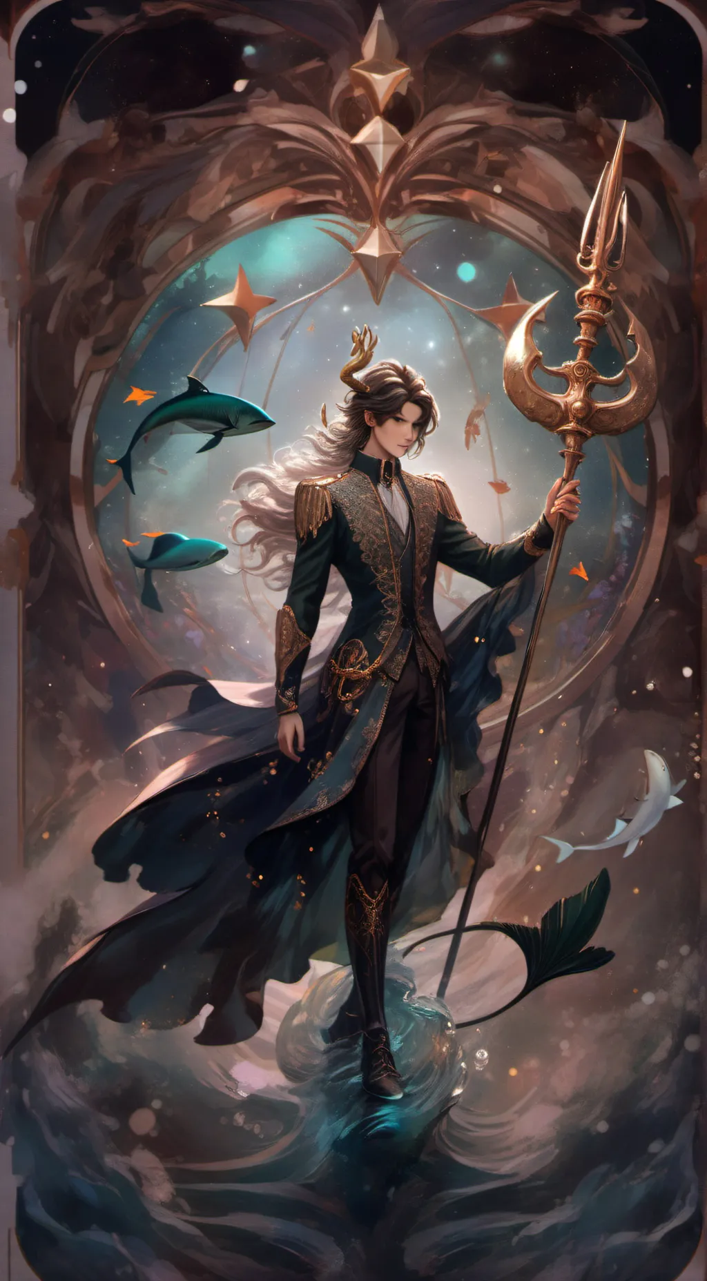 ai character: Pisces  background