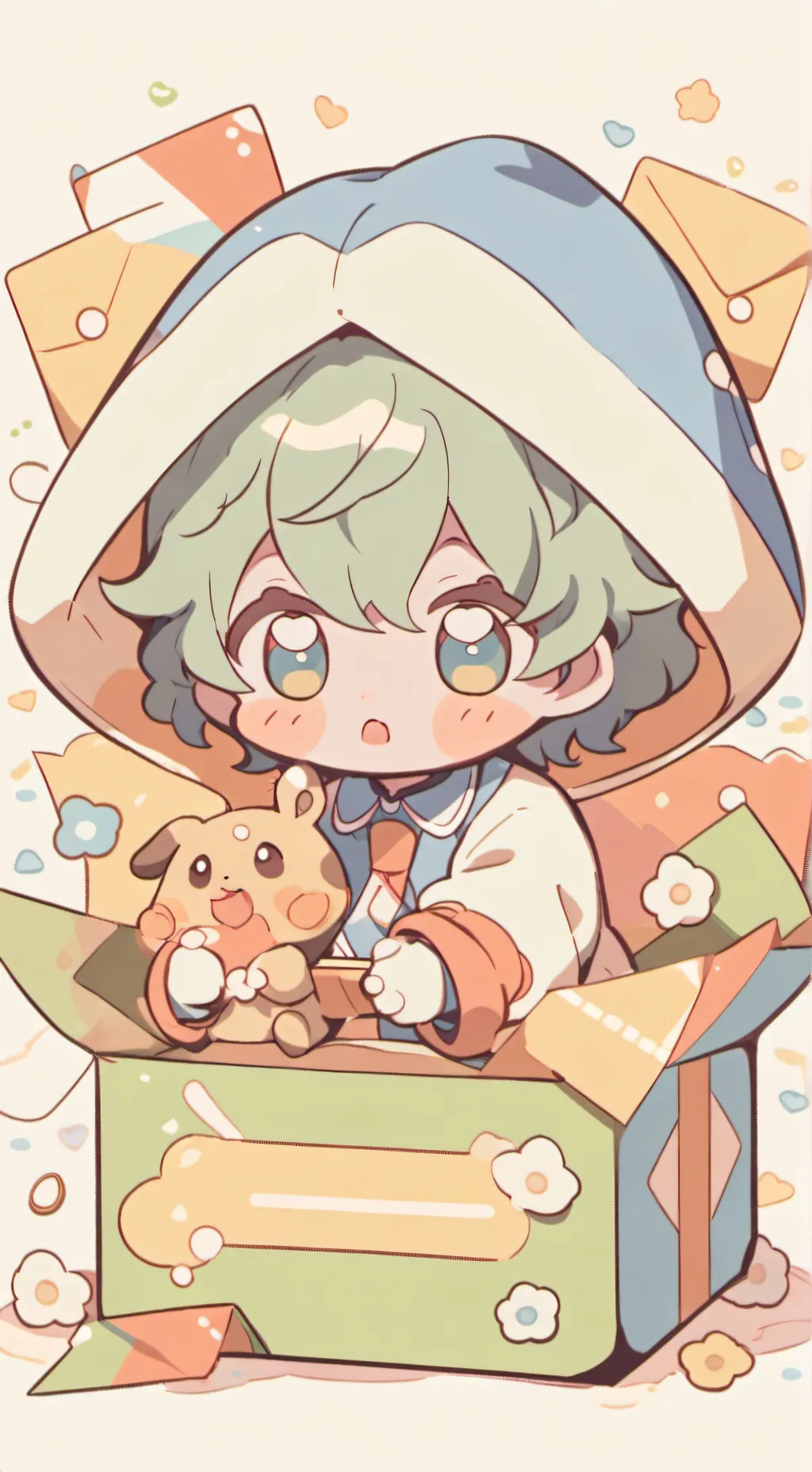 ai character: baby lema background
