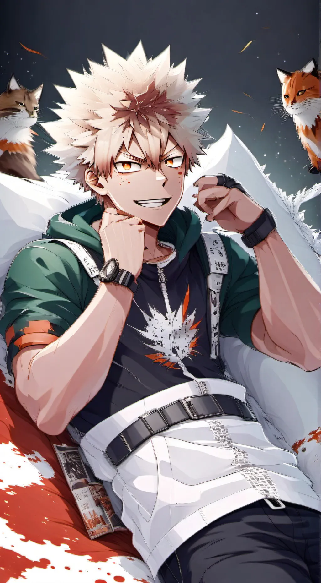 ai character: bakugo background