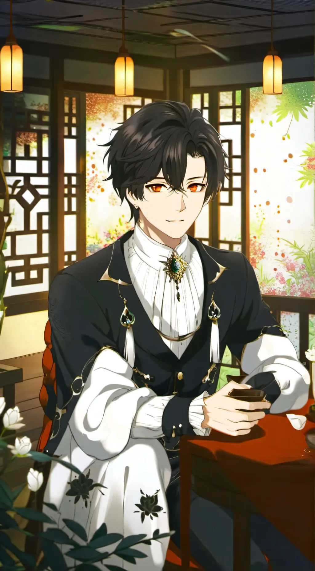 ai character: Hugo background