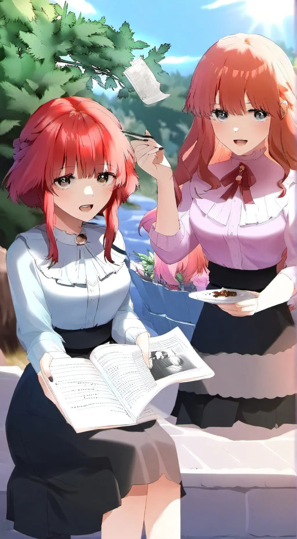 ai character: nino e itsuki  background