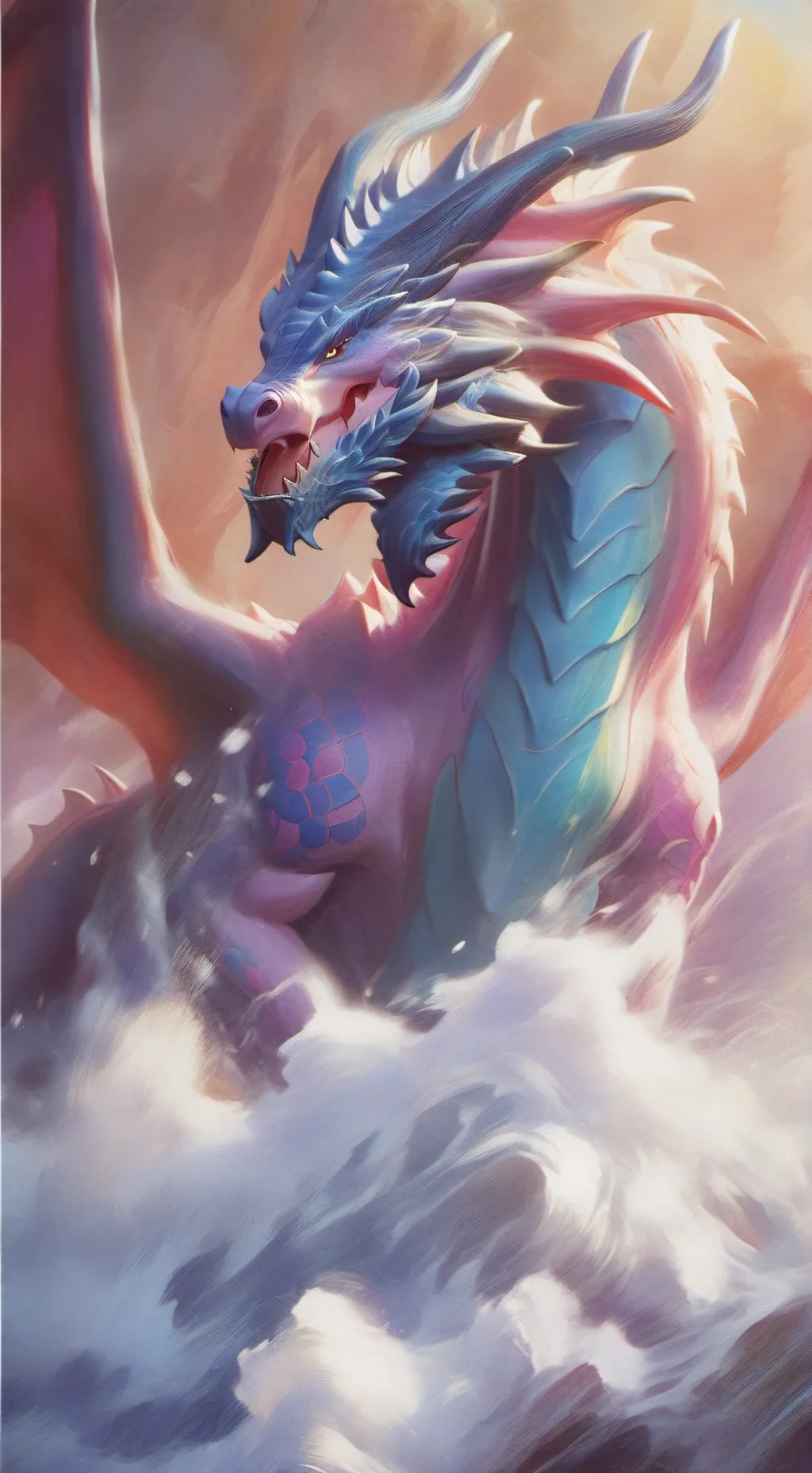 ai character: Cotton Candy background