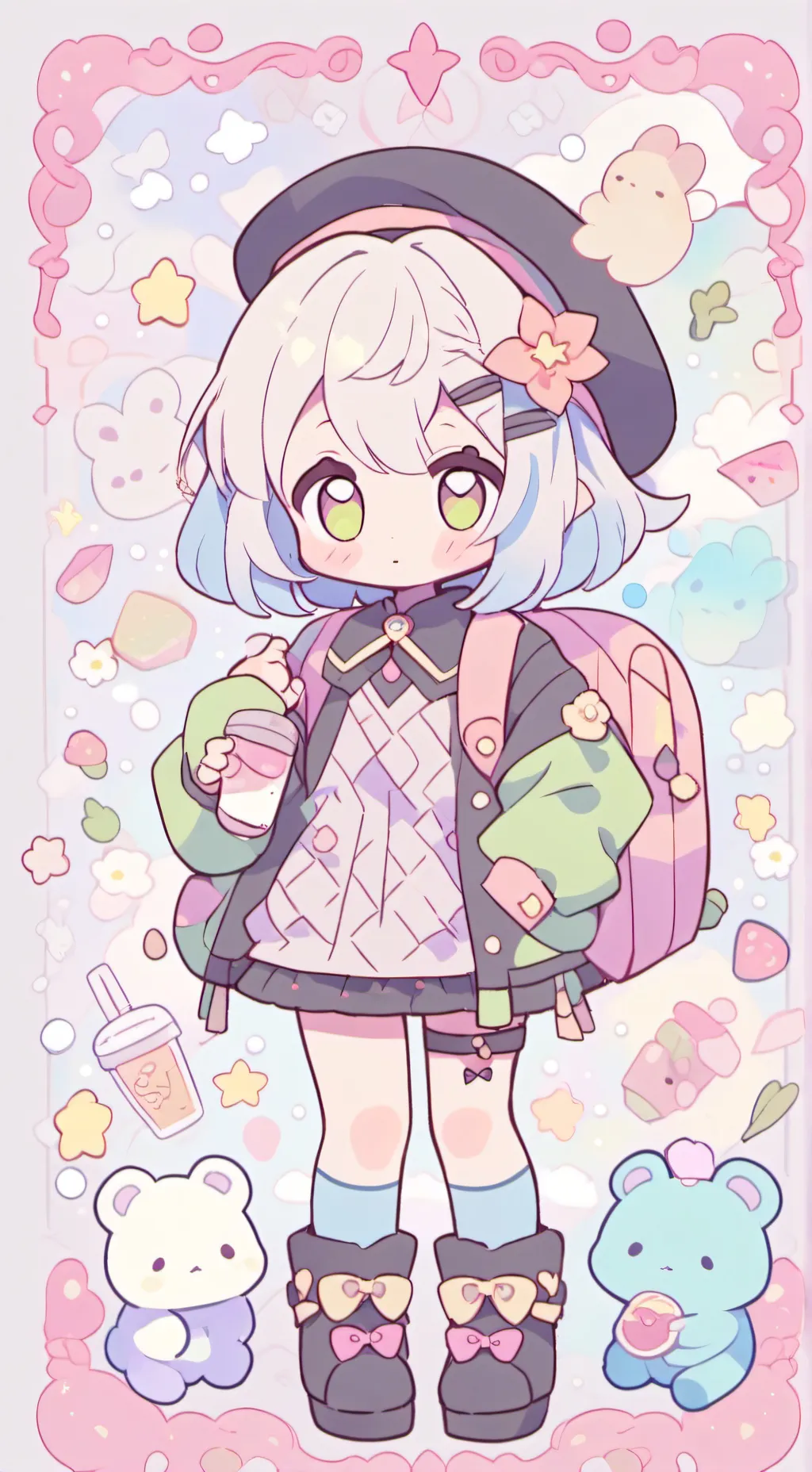 ai character: Maddie background