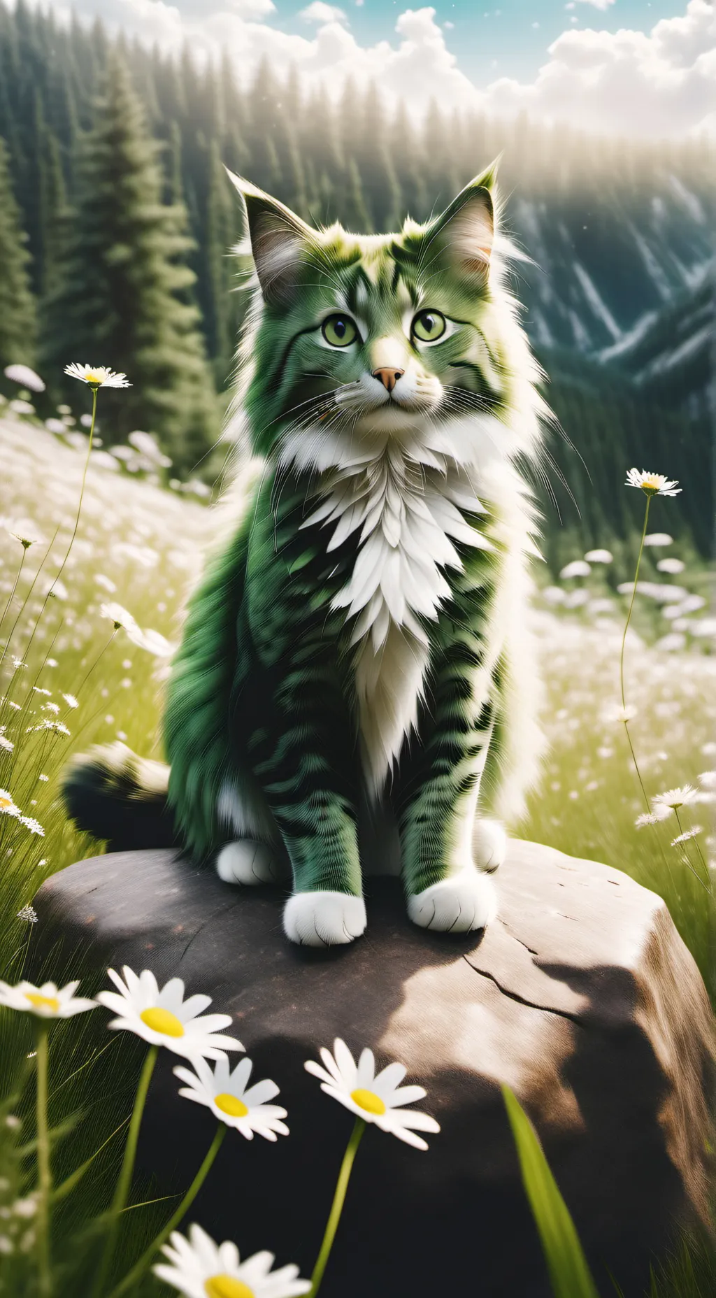 ai character: MintFoot background