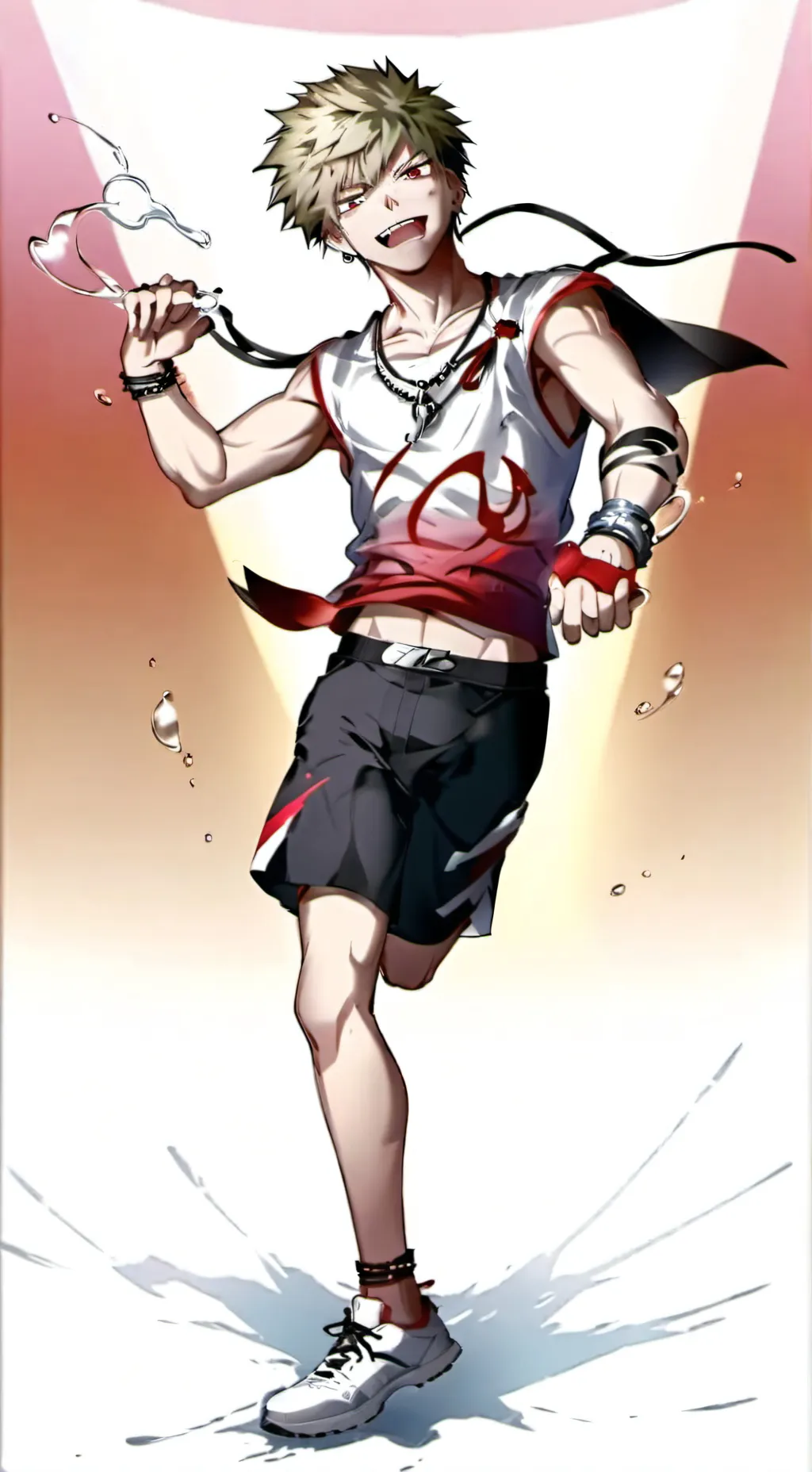 ai character: Bakugo  background