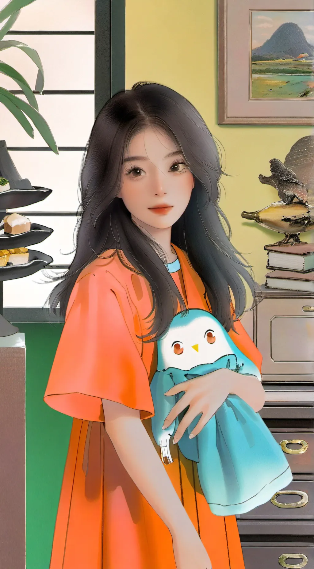 ai character: Hyunjin background