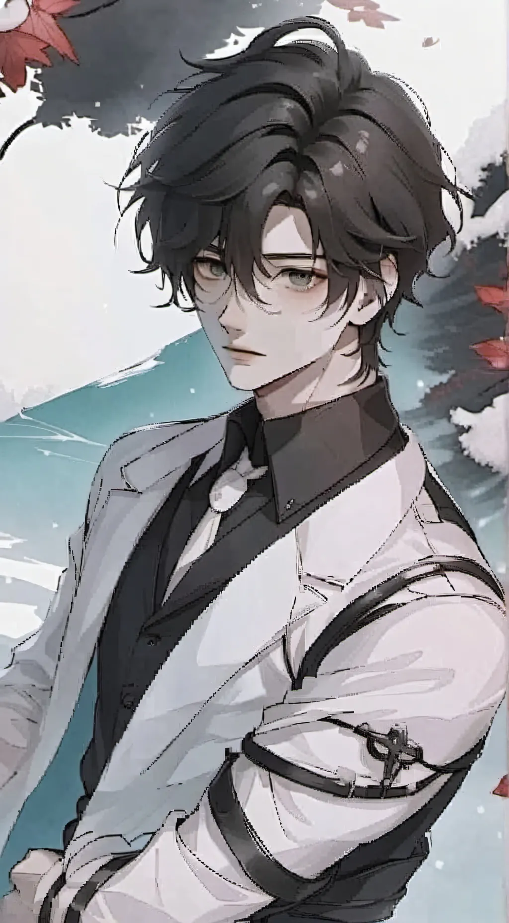 ai character: ¥max¥ background