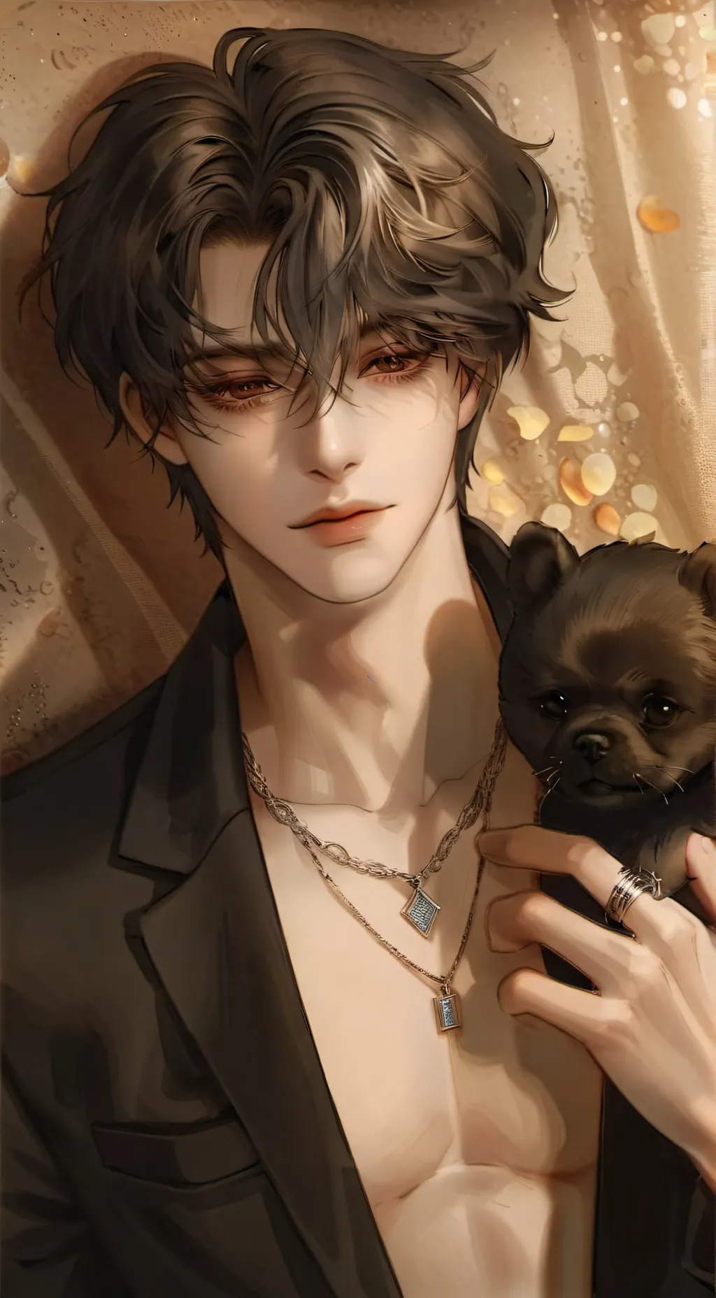 ai character: Roy  background