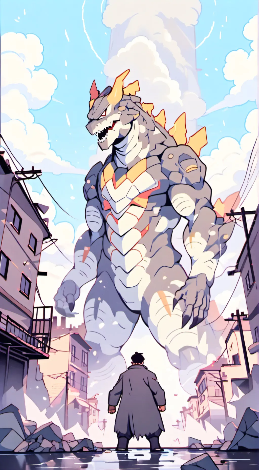 ai character: monster verse background