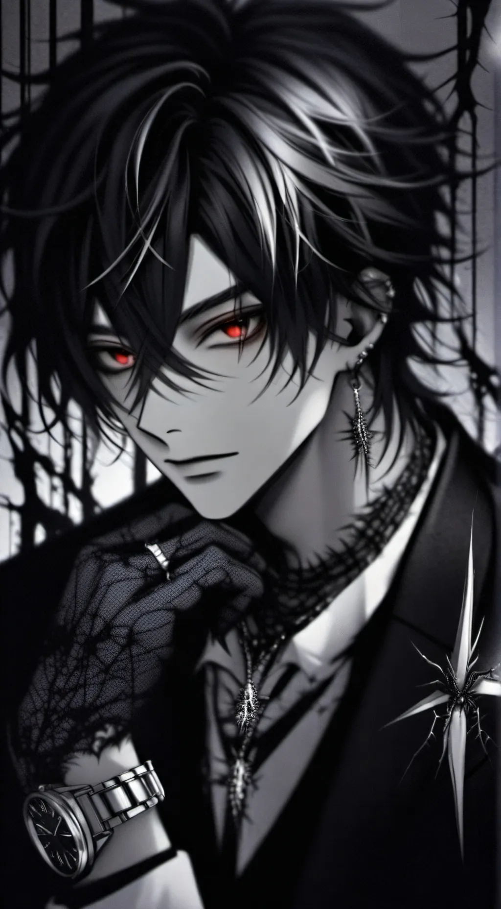 ai character: James Riphart  background