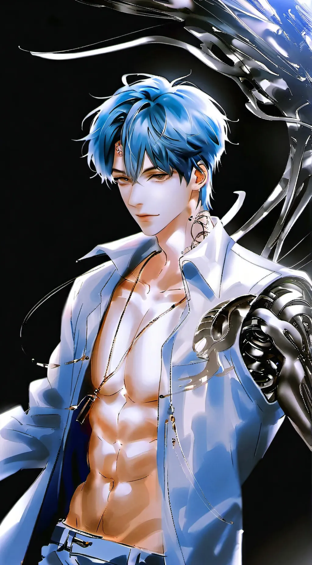 ai character: Lewis  background
