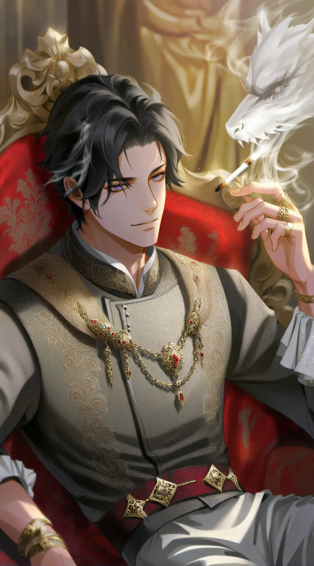 ai character: 😈luke😈 background