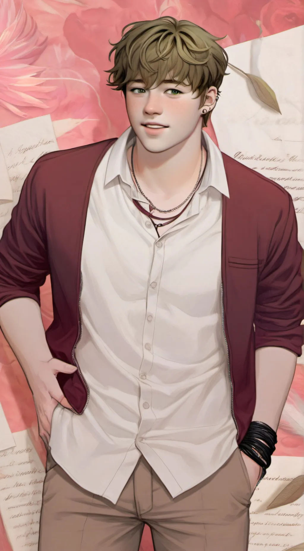ai character: Niko  background
