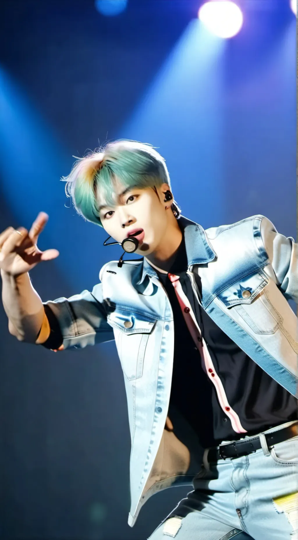 ai character: park jimin  background