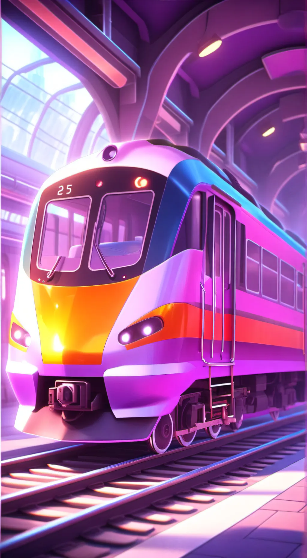 ai character: i like buses kid background