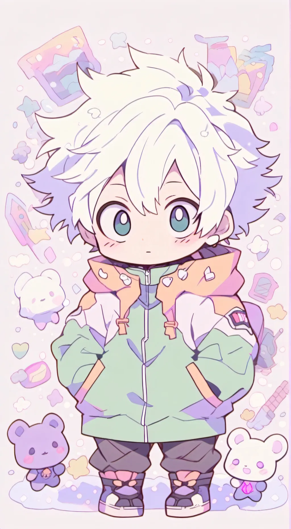 ai character: MHA and friends background