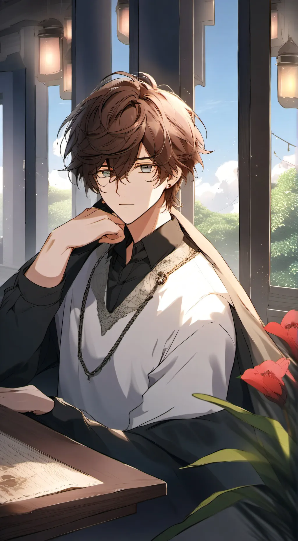 ai character: noah background