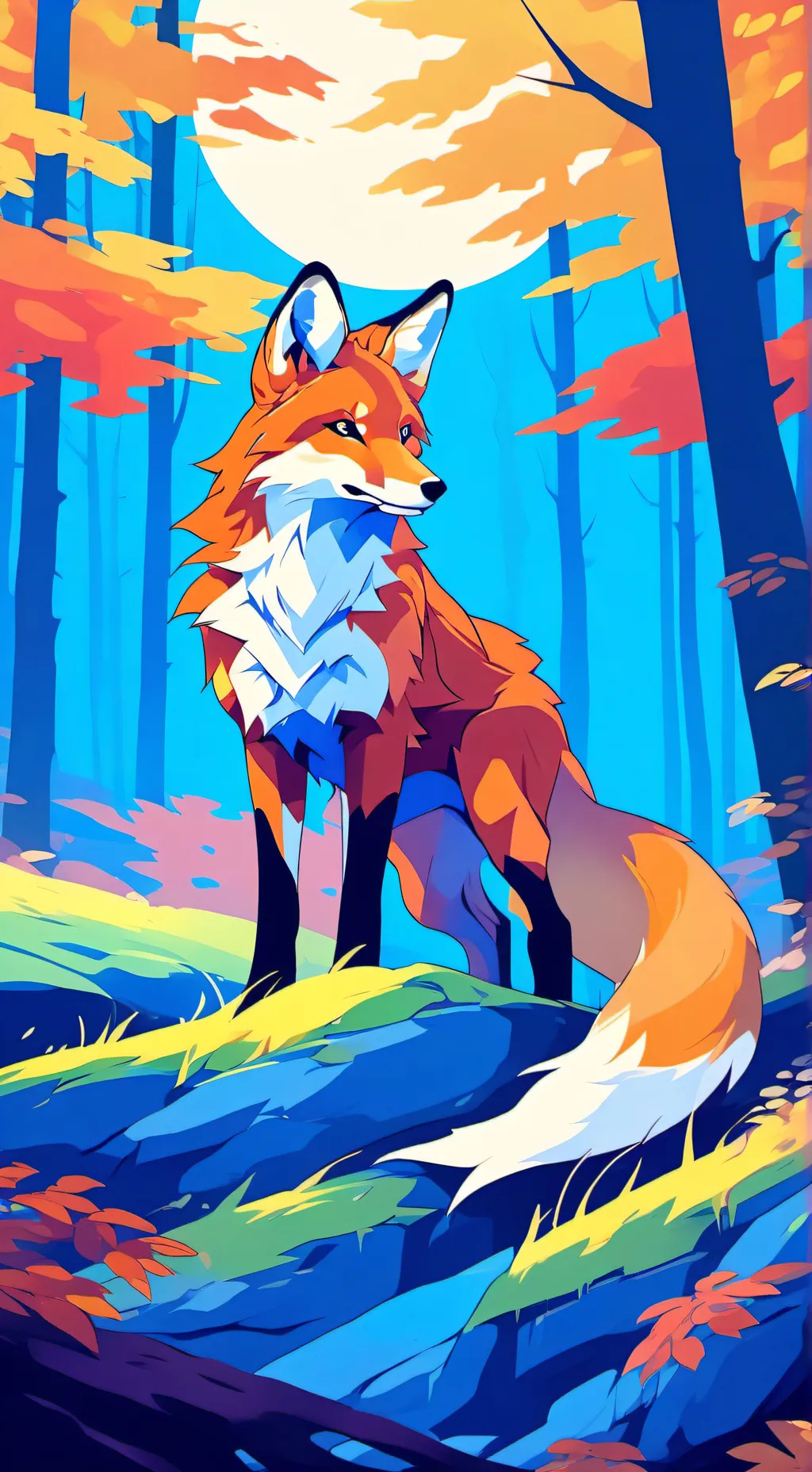 ai character: fur infection  background