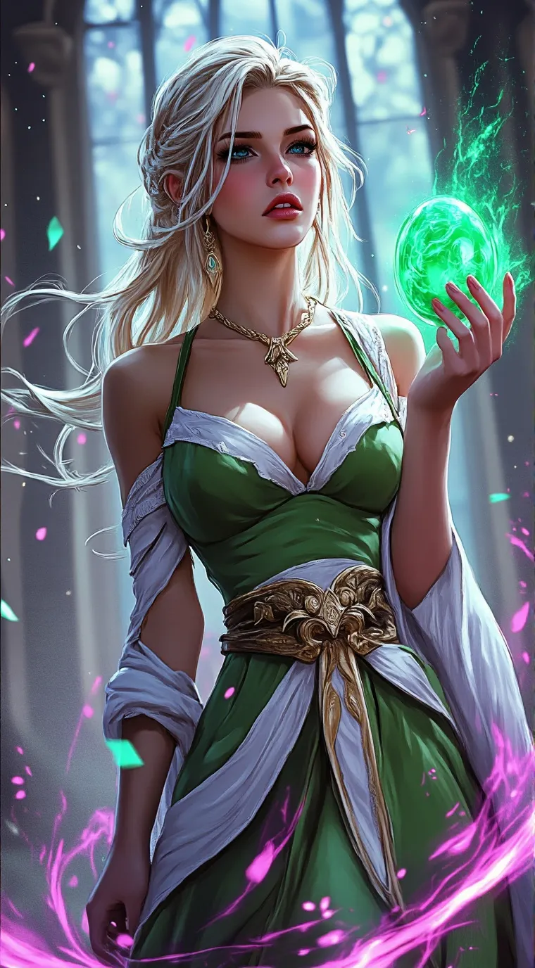 ai character: Arcane Easter! background