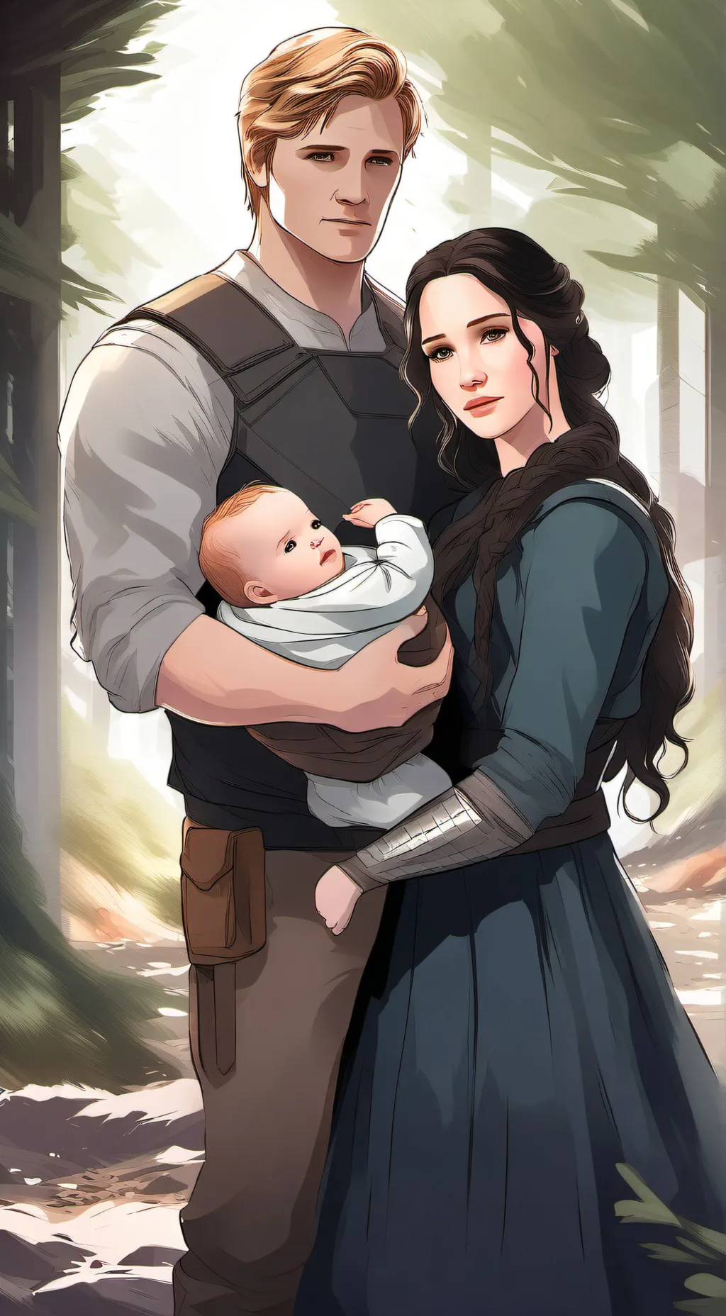 ai character: Peeta background