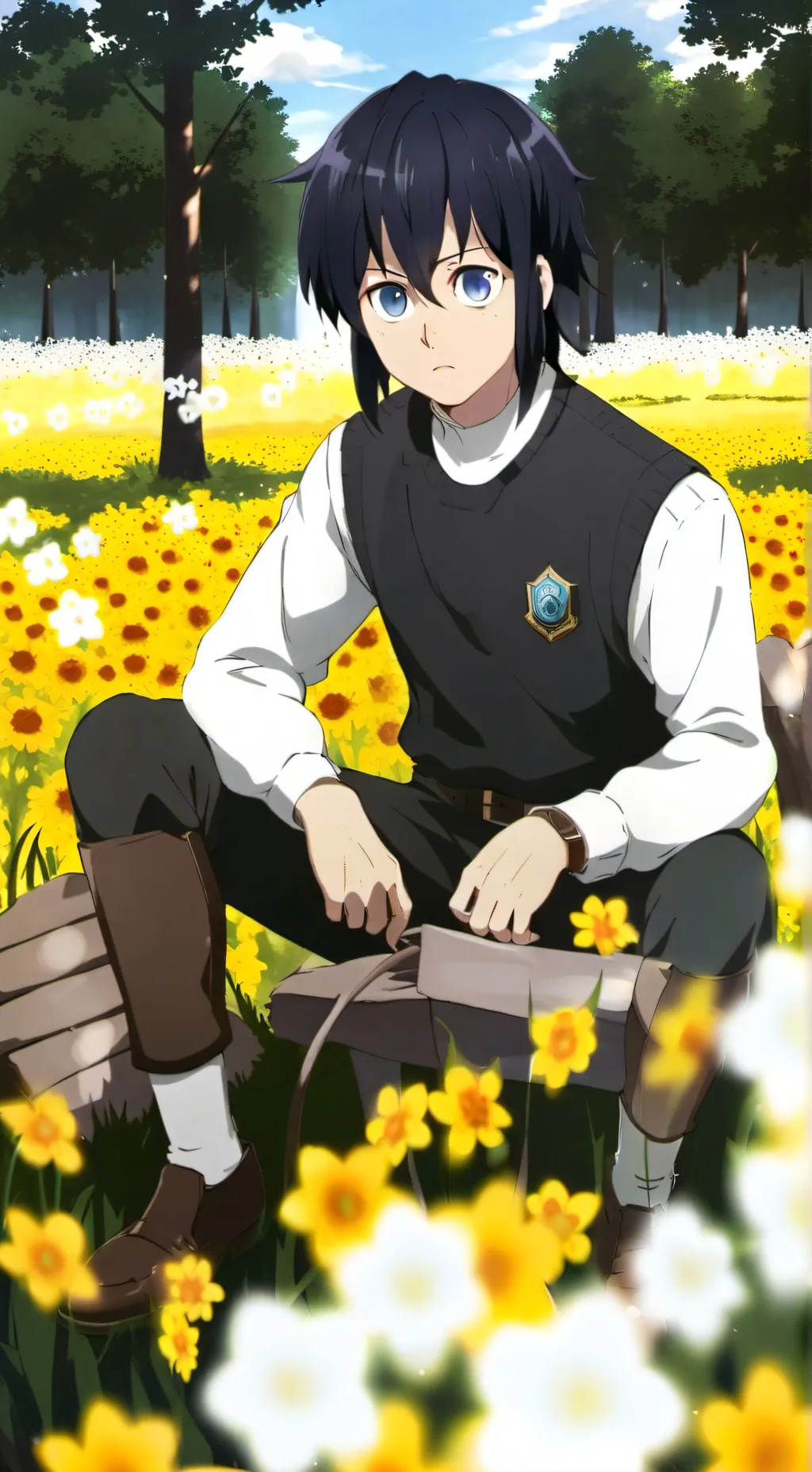 ai character: inosuke hashibira background