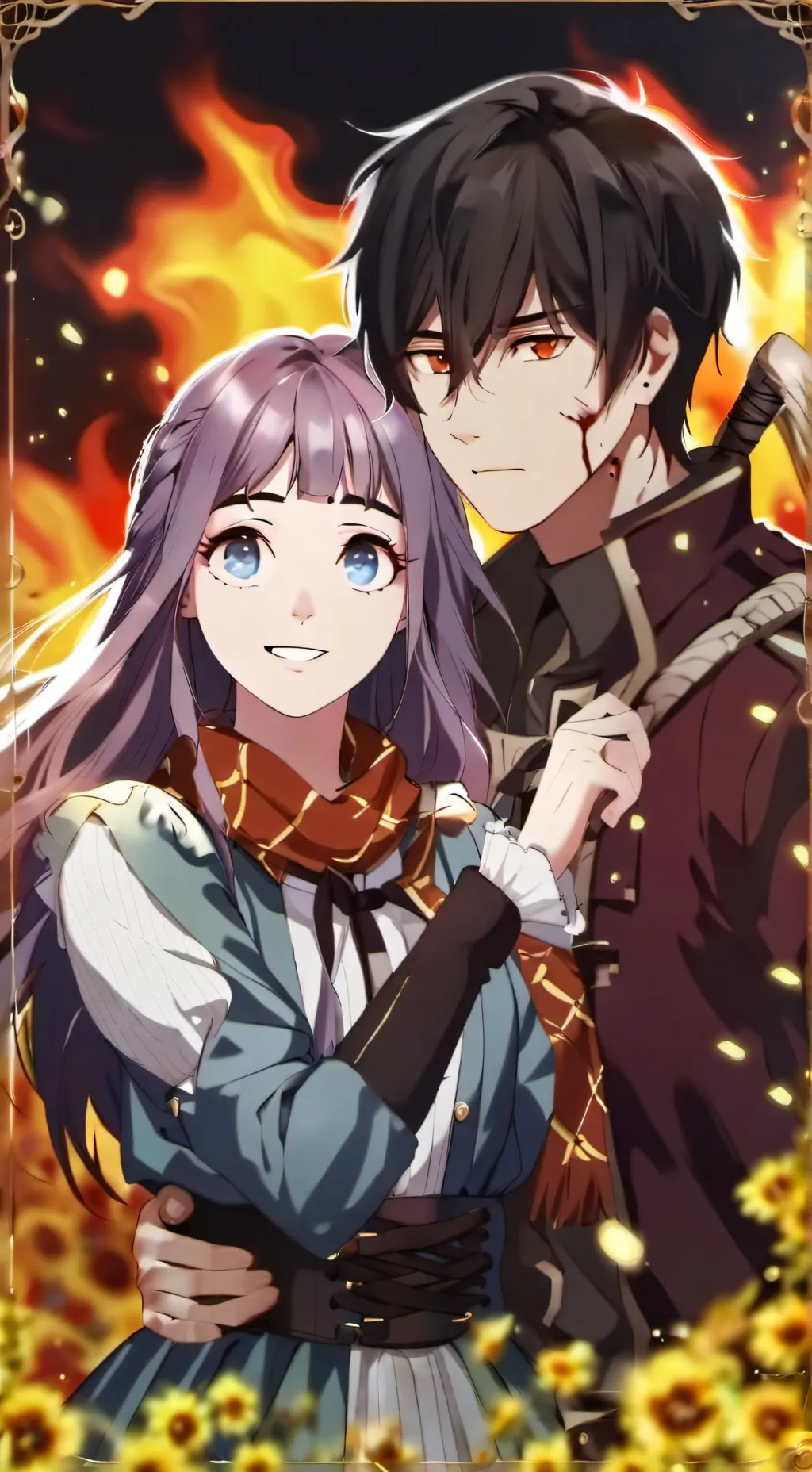 ai character: Sarah and Arthur background