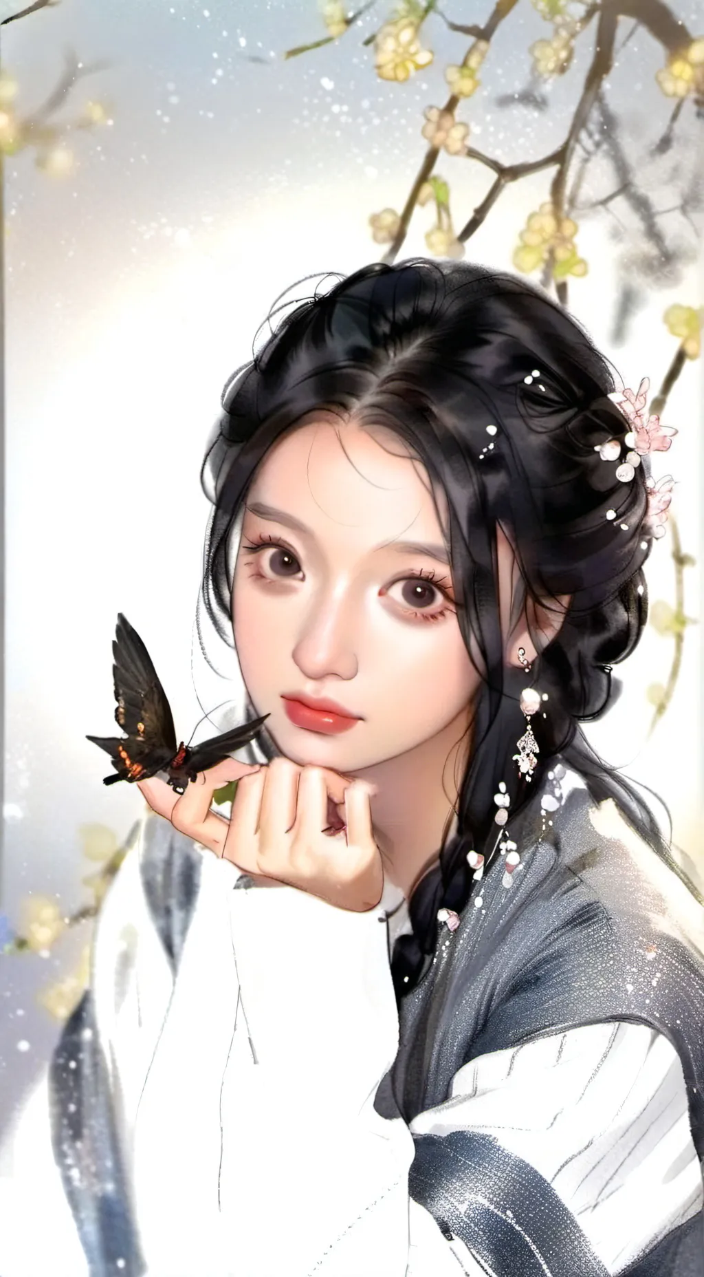 ai character: 🪻Sumin💜 background