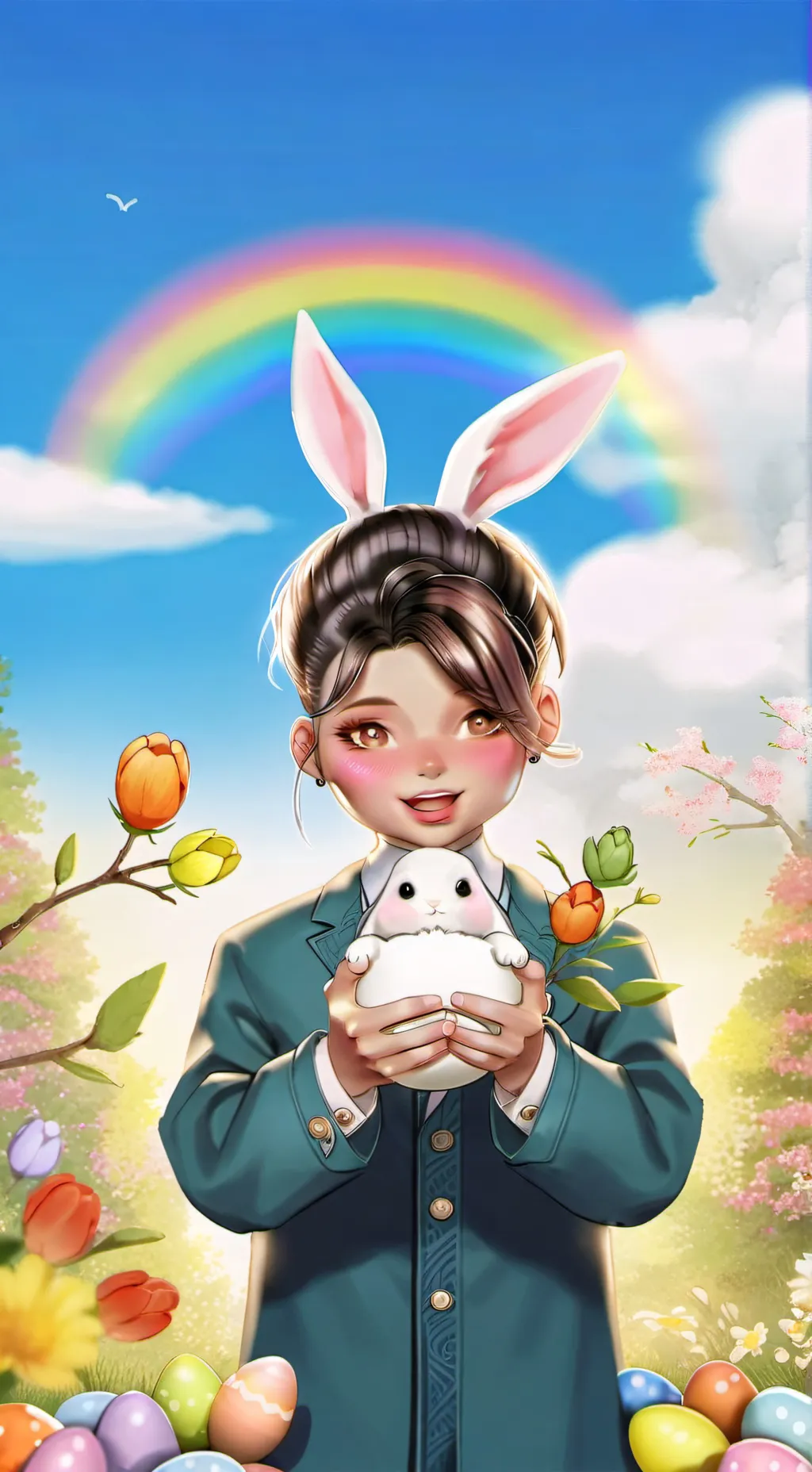 ai character: Chlid background