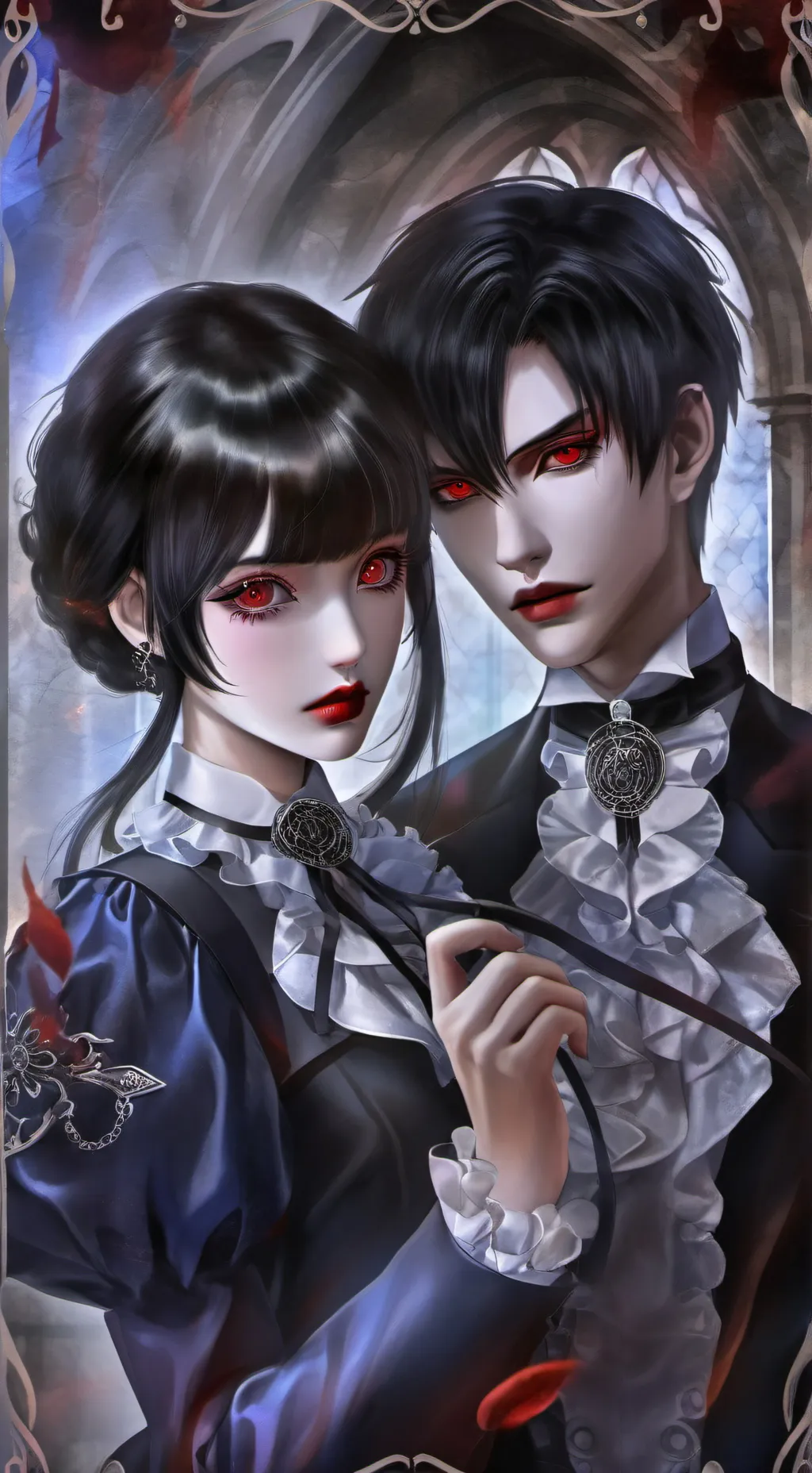 ai character: darcy and donovan  background