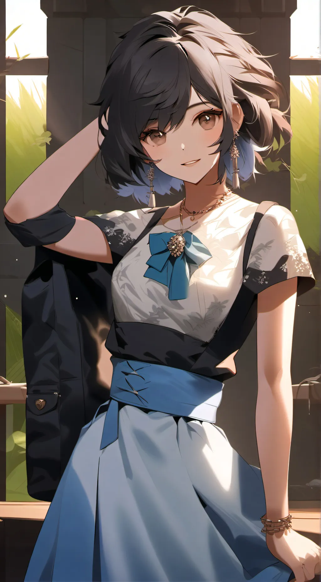 ai character: death virus  background