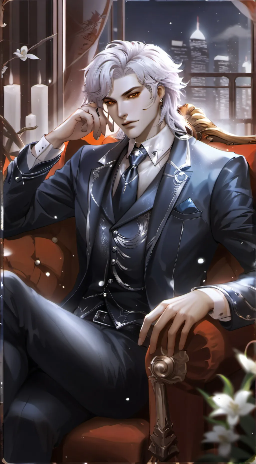 ai character: Lucian Johnson  background