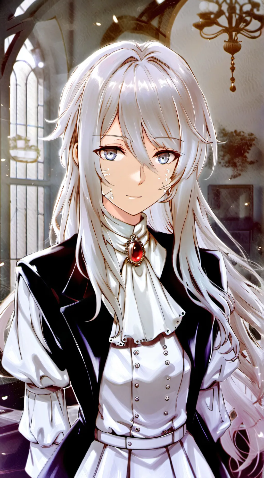 ai character: Luna background