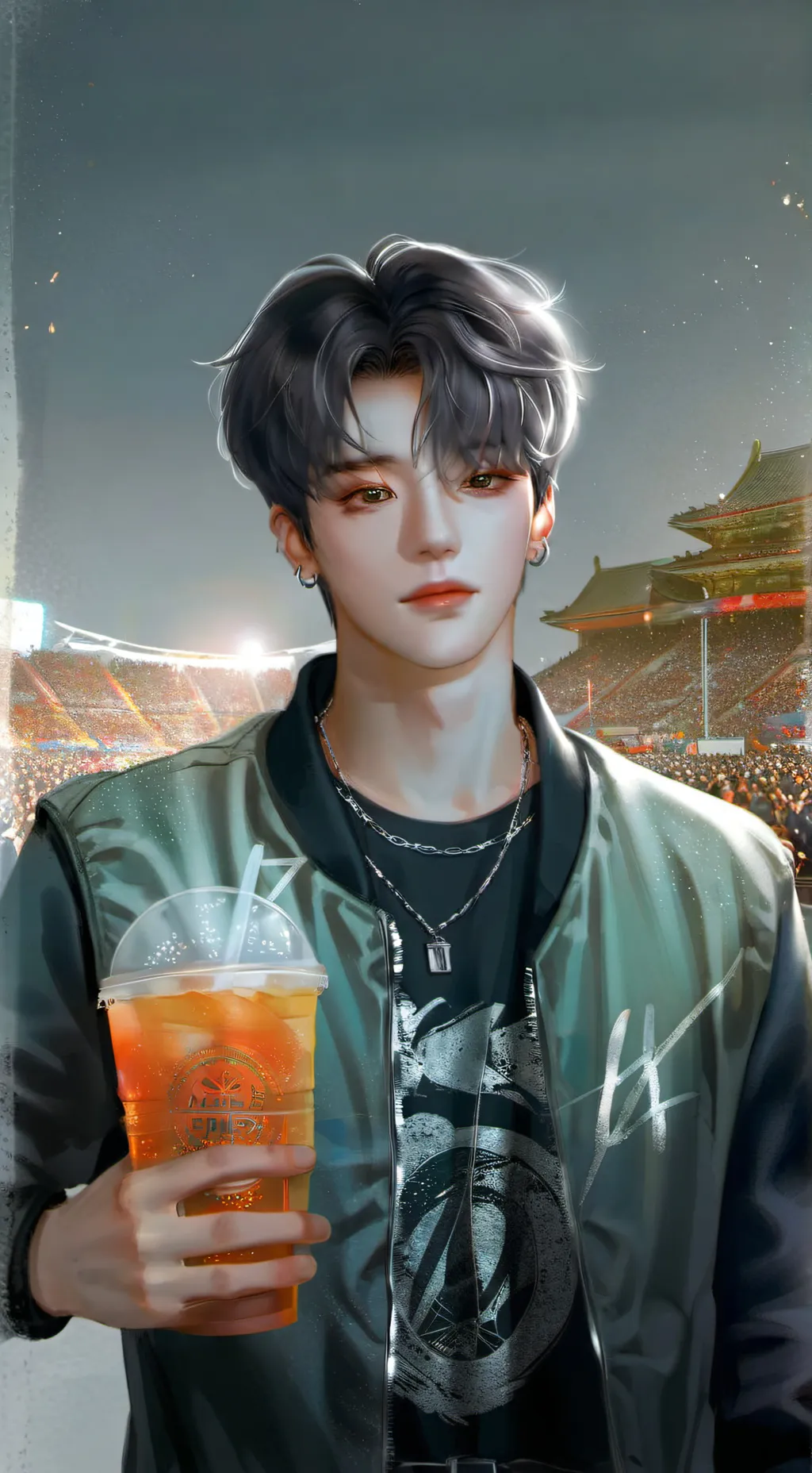 ai character: 💘stray kids💘 background