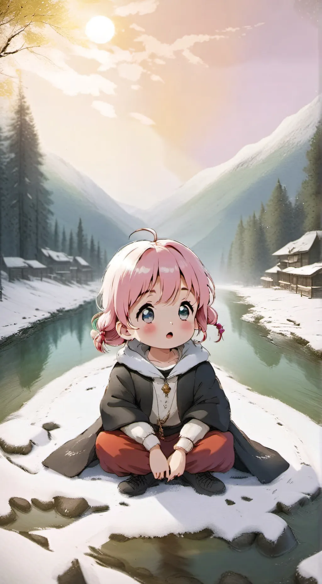 ai character: ПОДКИДЫШ background