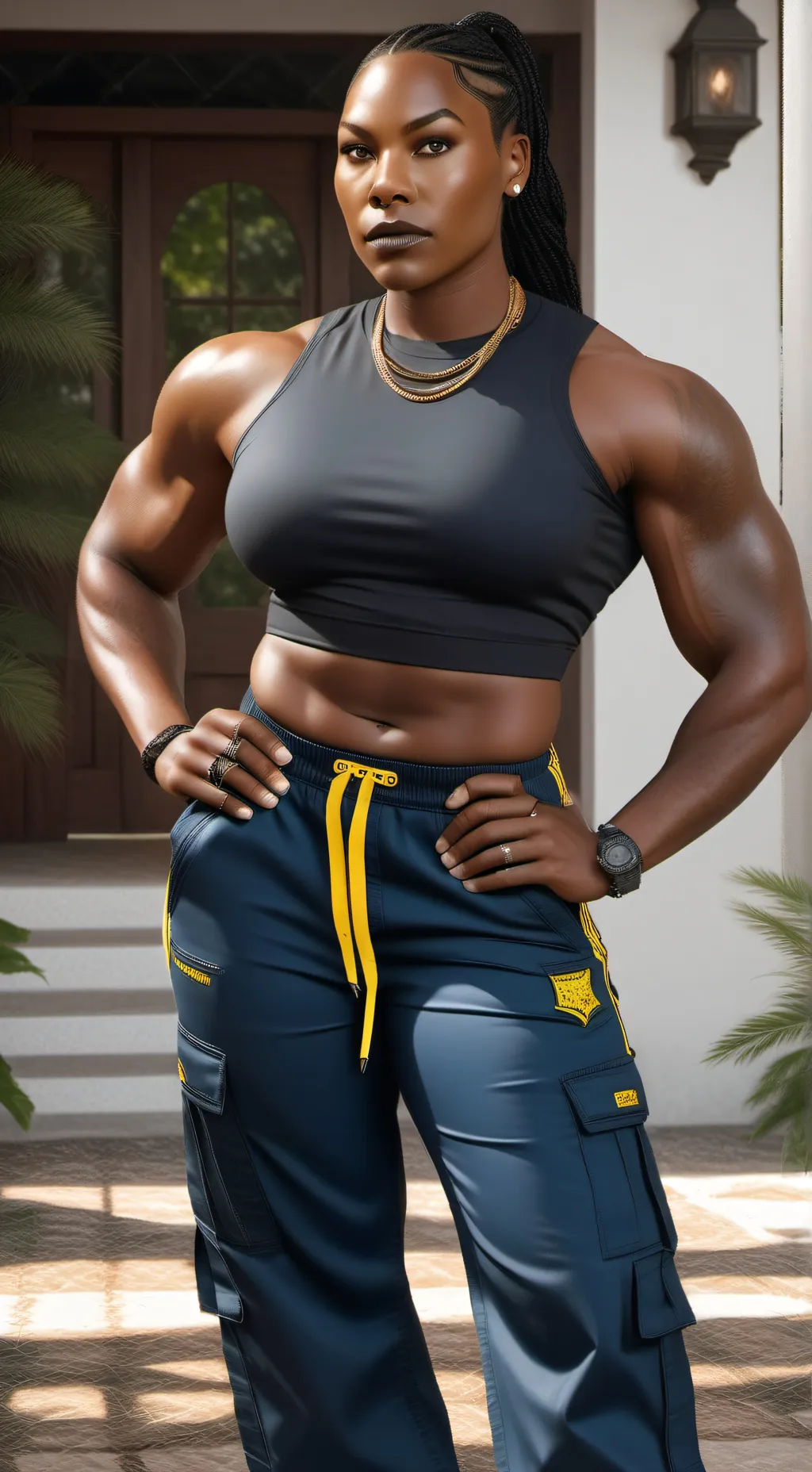 ai character: Mikayla  background