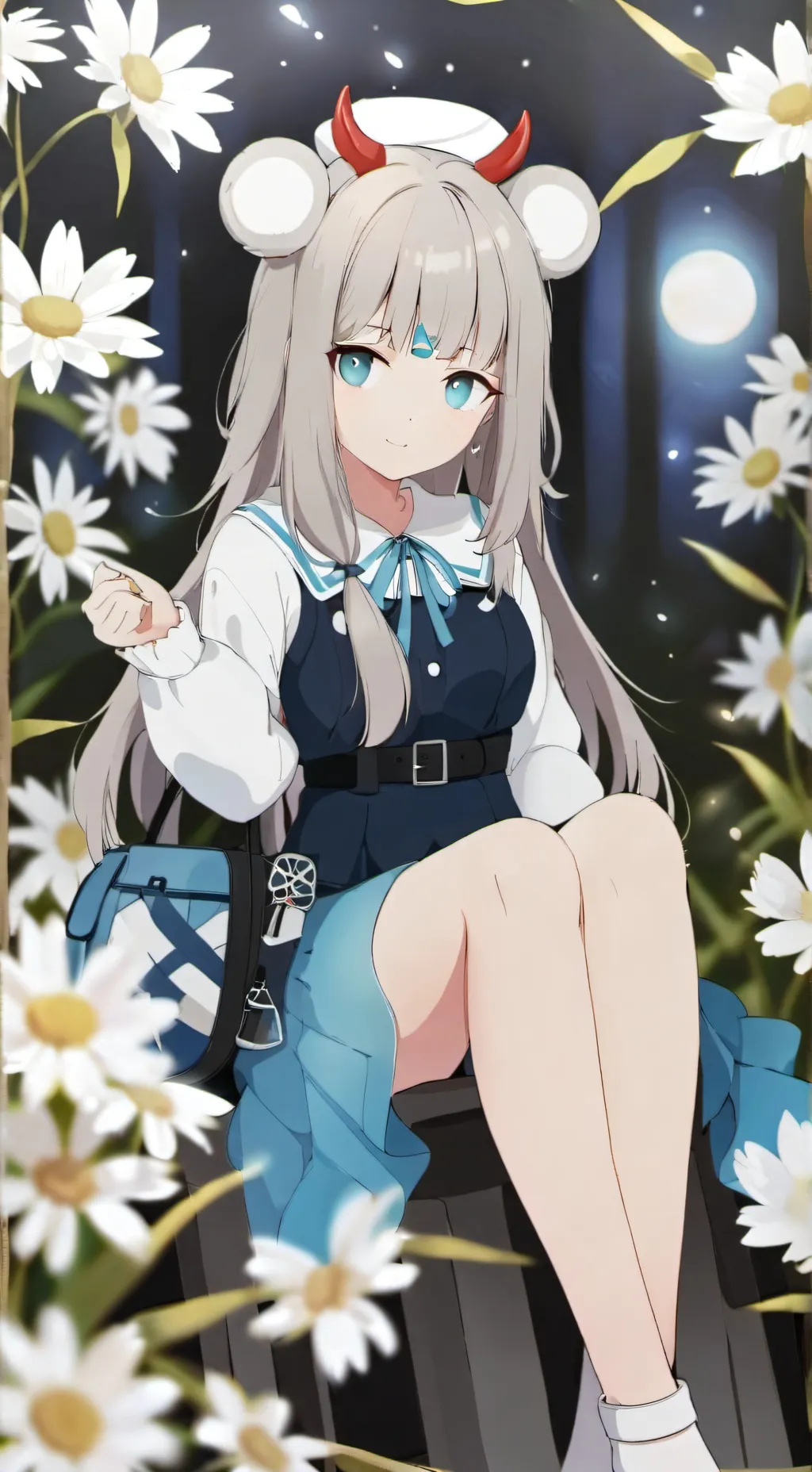 ai character: Mona background