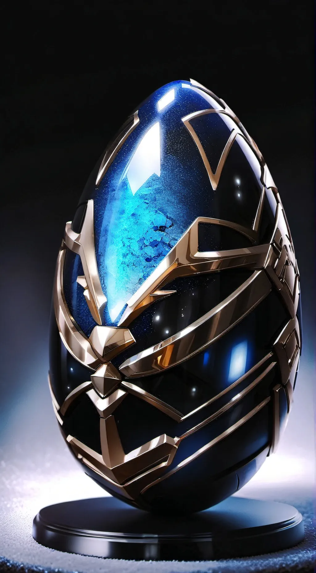 ai character: Water dragon egg background