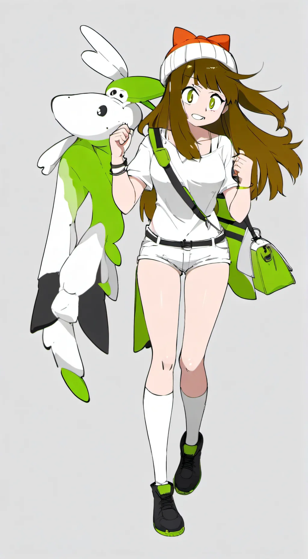 ai character: Mónica  background