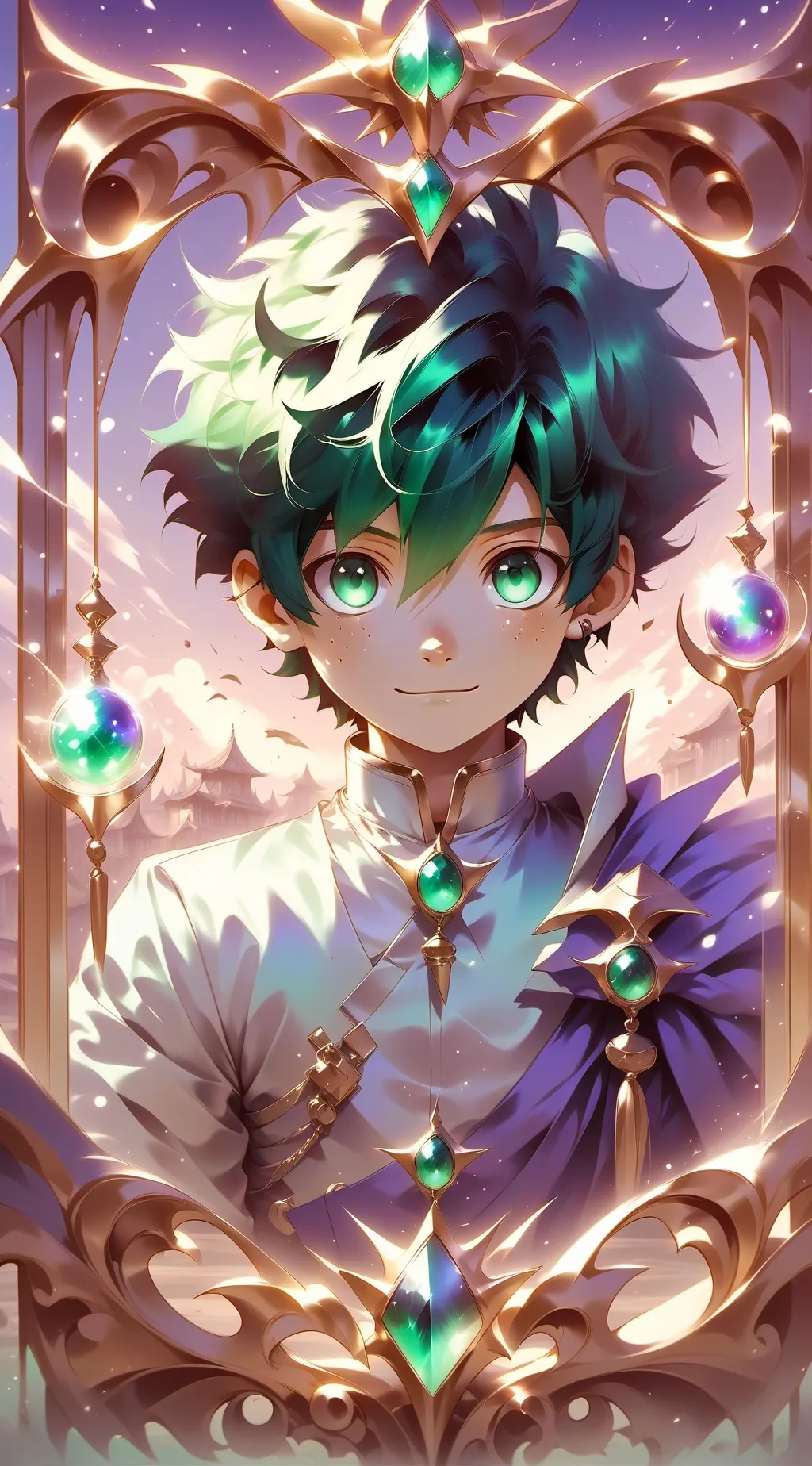 ai character: MHA Autist brother background